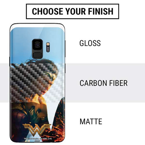 DC Comics Wonder Woman Action Pose Poster Galaxy S9 Skin